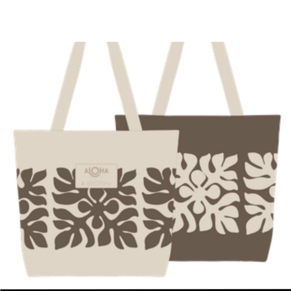 I.S.O!!! ALOHA Collection appliqué tote bag
